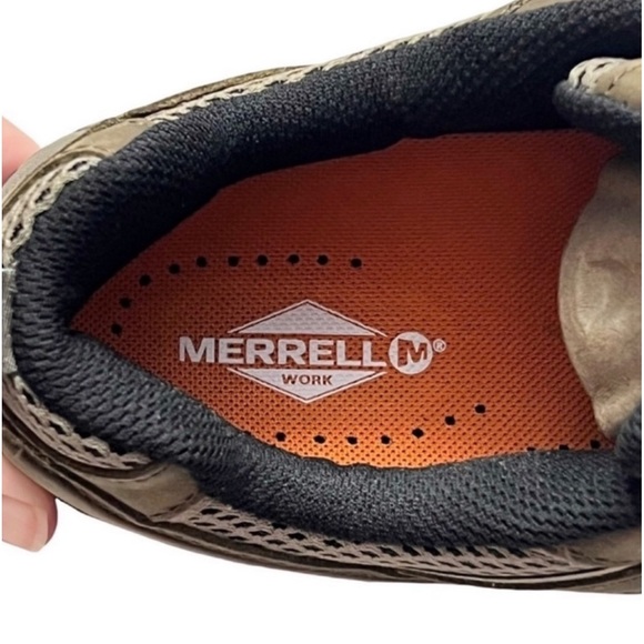 Merrell Moab II Vapor SR Women’s Hiking Work Trail Shoes Boulder Size 10 - Picture 8 of 14